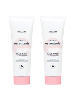 Oriflame Oriflame Sweden ESSENTIALS Fairness Essentials Face Wash with Vitamins E  B3 Cleanse  Protect  Refresh 125 ml set of 2 