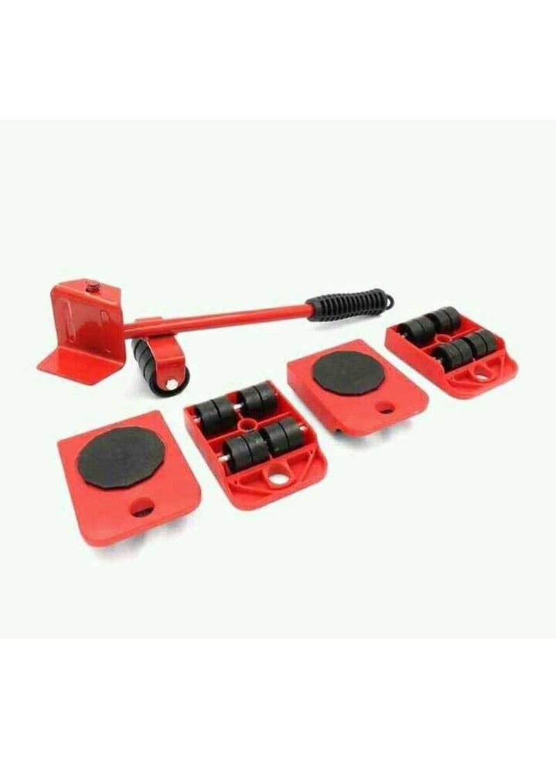 حامل ومحرك اثاث مكون من 4 وحدات   كل وحده مزوده بعجل متحرك  بالإضافة ل هوك رافع بيد معدن   مزود بمطاط واقي للحفاظ علي الاثاث  تحمل وزن 200 كجم - Image 2