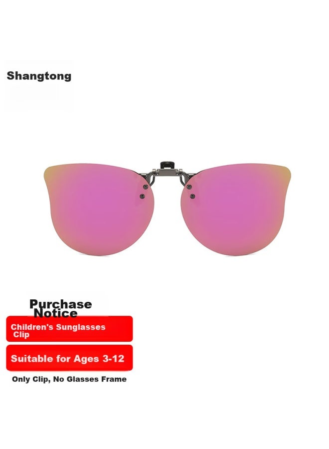 SHANGTONG نظارات شانتونغ للأطفال مع عدسات قطبية قابلة للتثبيت، حماية من الأشعة فوق البنفسجية، مضادة للتوهج، فوتوكروميك، عالية الدقة، حماية من الشمس، قابلة للتثبيت للأطفال من 3-12 سنة، قابلة للرفع، UV400، قصر نظر، حساسة للضوء، نظارات واقية قابلة للتثبيت - Image 1