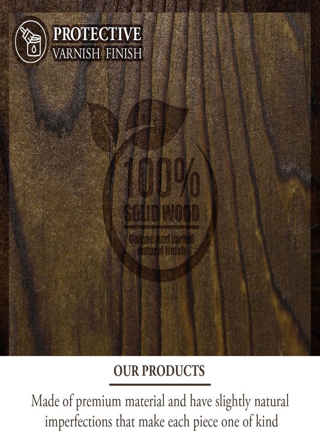 MyGift Rustic Burnt Solid Wood and Industrial Matte Black Metal Dining Combination Caddy with Paper Towel Roll Dispenser Stand, Napkin Holder, and Spice Rack - Image 4