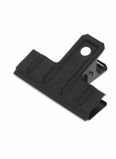 Excefore Black Iron Clip Black Large Bulldog Clips Thickened, 10 Pack Long Metal Binder Paper Clips File Clamps for Food Bags, Drawing Board, Art & Craft Projects, Office & Home Kitchen (77 mm)  - Image 2