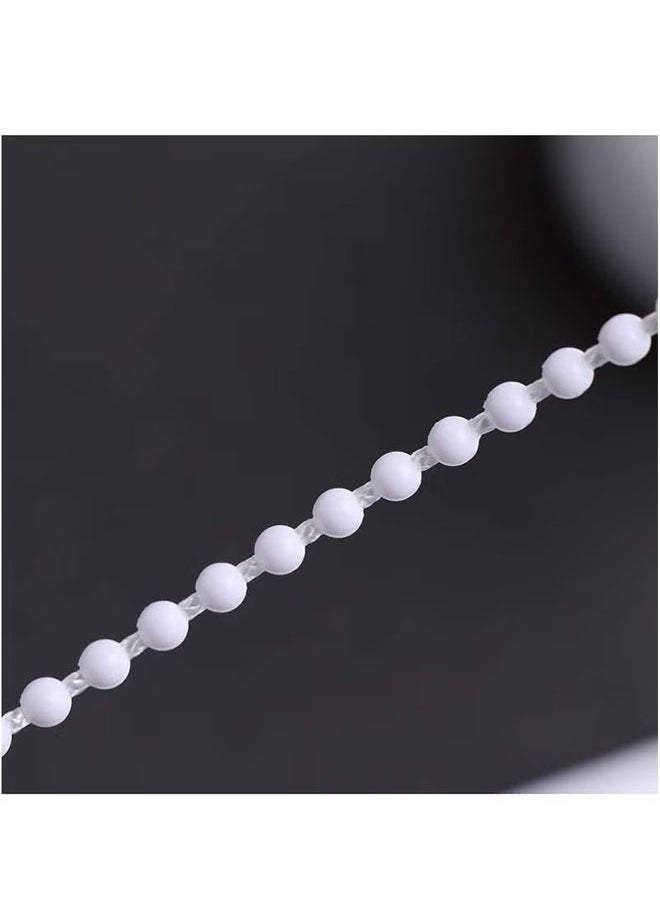 Realfrog Roller Blind Fitting 1 Set Roller Shade Parts Plastic Bracket Bead Chain Cord with Roller Shade Clutch Rolling Blind Replacement Repair Kit  - Image 4