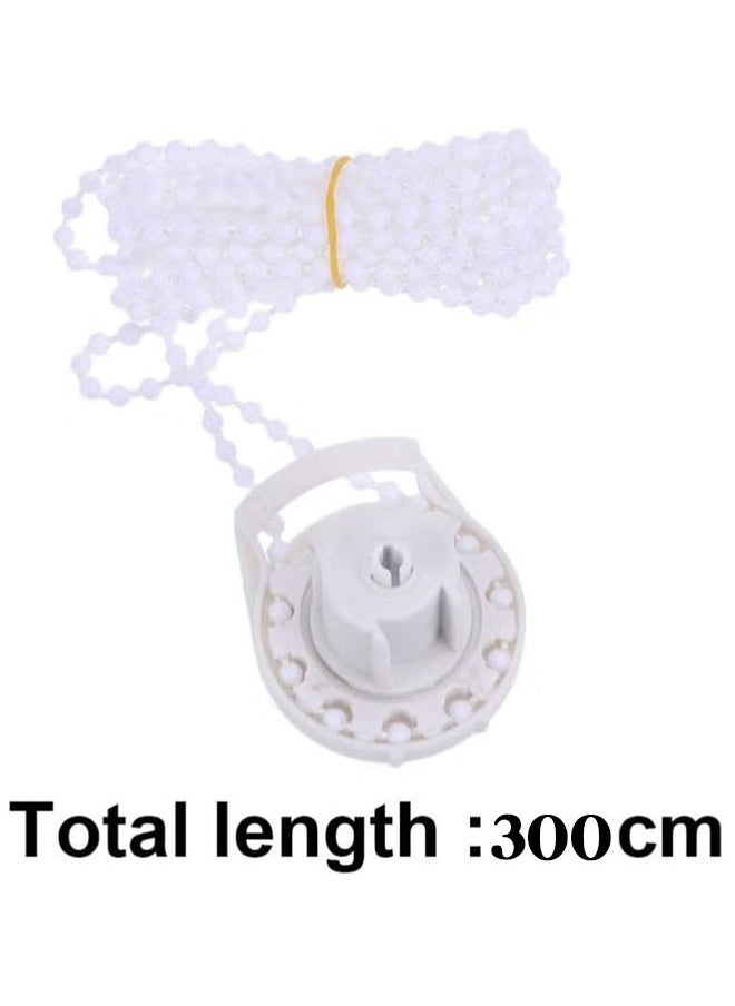 Realfrog Roller Blind Fitting 1 Set Roller Shade Parts Plastic Bracket Bead Chain Cord with Roller Shade Clutch Rolling Blind Replacement Repair Kit  - Image 3