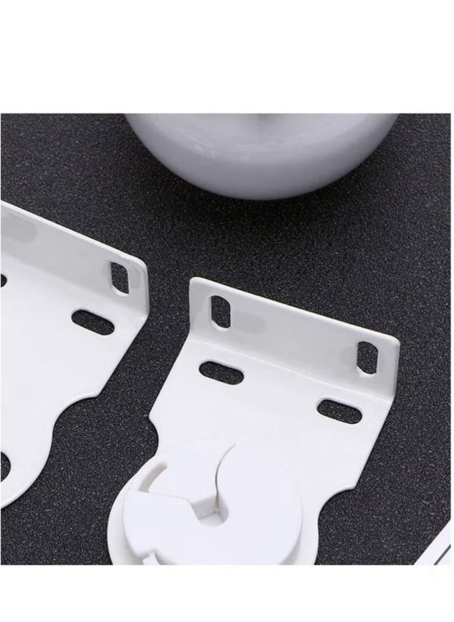 Realfrog - Roller Blind Fitting 1 Set Roller Shade Parts Plastic Bracket Bead Chain Cord with Roller Shade Clutch Rolling Blind Replacement Repair Kit - Image 1