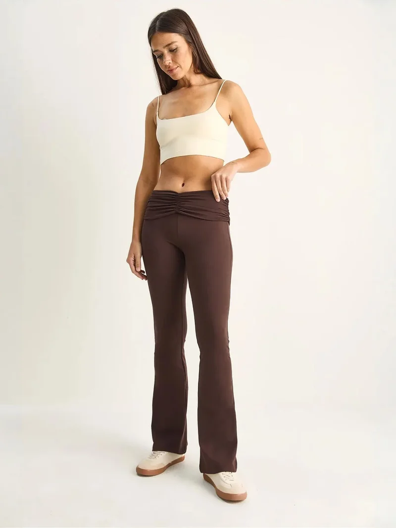 بيانكو لوتشي LUCCI High-Waist Flare Leggings