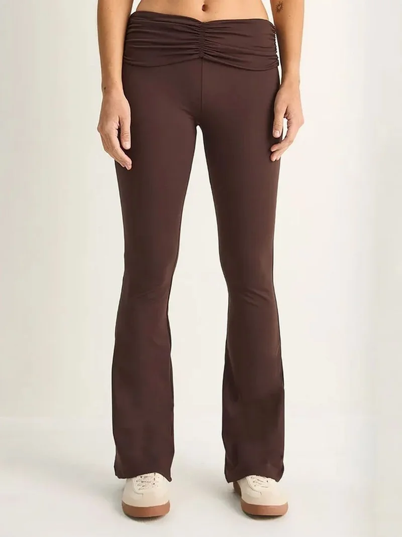 بيانكو لوتشي LUCCI High-Waist Flare Leggings