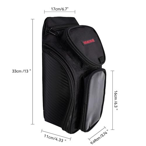 Dracarys Motorcycle Tank Bag - Oxford Saddle Black Motorbike Bag - Strong Magnetic Bag for Honda Yamaha Suzuki Kawasaki Harley - Image 2