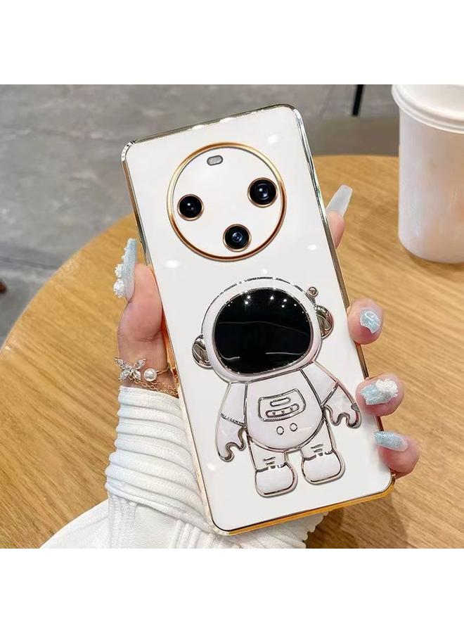 S-TOP Case For Huawei Mate 60 Pro Electroplating Astronaut Holder Phone Case - Image 1