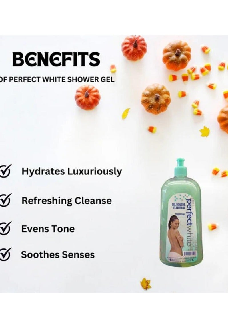 perfect white Clarifying Shower Gel 500 ML - Image 2