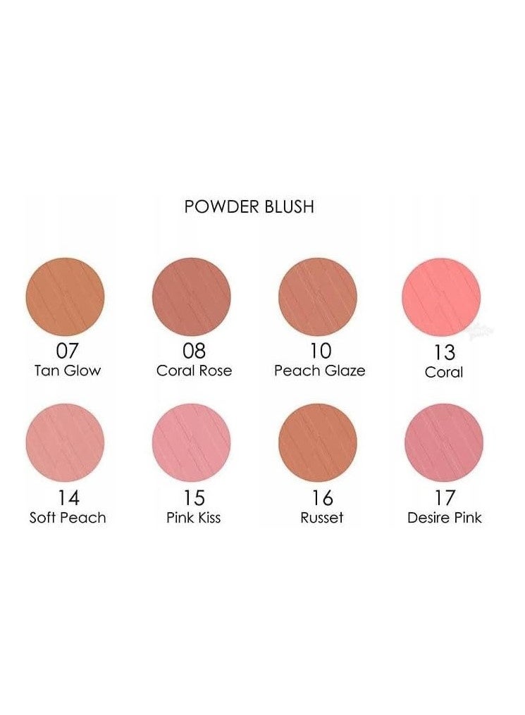 جولدن روز أحمر خدود بودرة جولدن روز - 16 بني محمر - Image 3