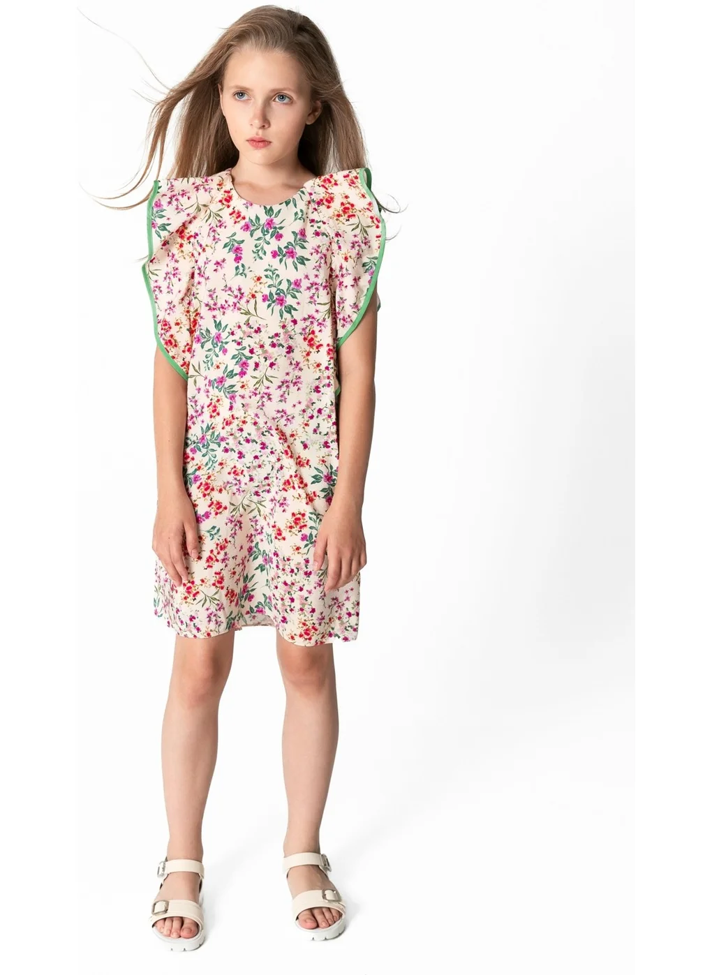 Lia Lea Bg Store Girl Beige Dress