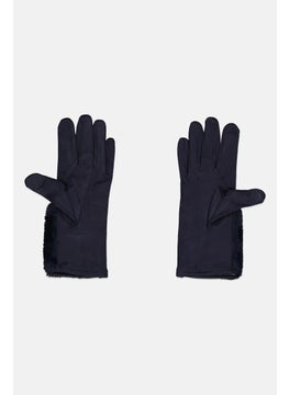 ELLE Women 1 Pair Solid Gloves, Peach  - Image 2