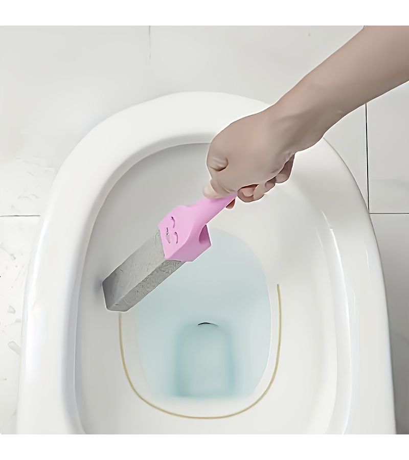 Blue 2pcs Long Handle Toilet Brush Set for Bathroom and Home Cleaning - Image 2