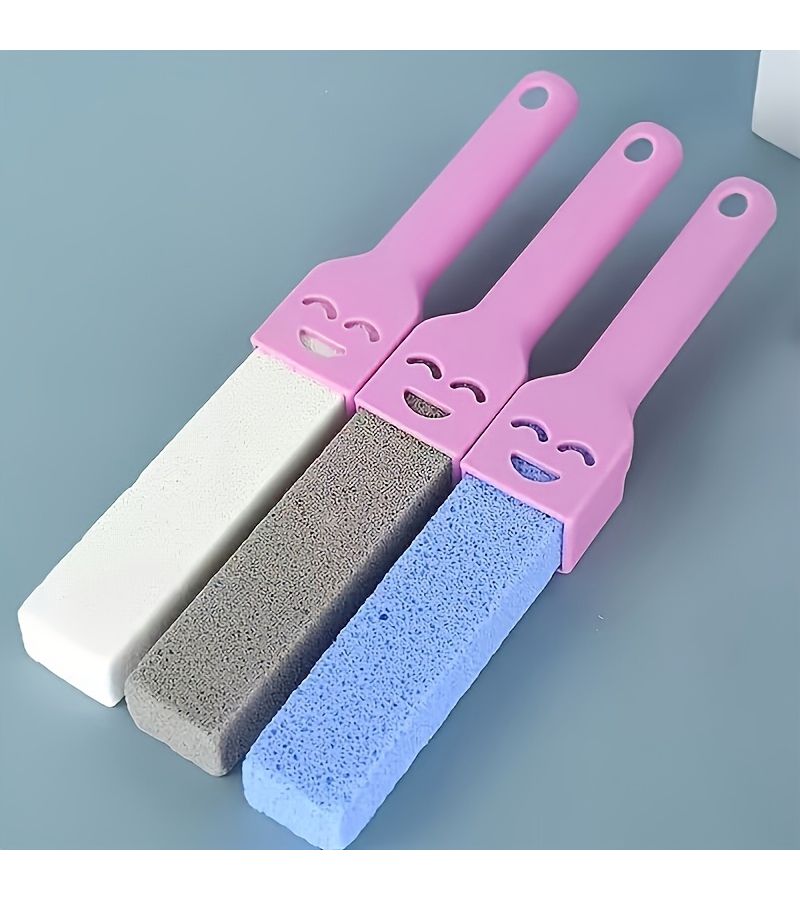 Blue 2pcs Long Handle Toilet Brush Set for Bathroom and Home Cleaning - Image 1
