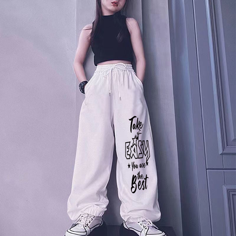 Men'S And Women'S Medium And Large Children'S Trousers Casual Pants Jazz Dance Street Dance Children'S Trousers Hip-Hop Loose Pants Children'S Wear Sports Pants - Image 3