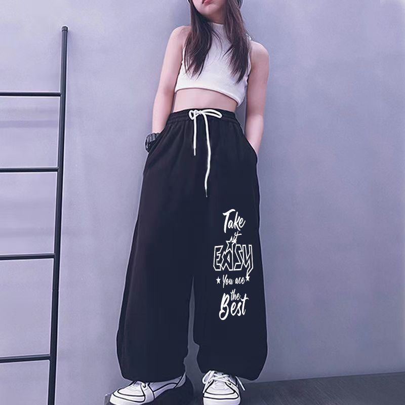 Men'S And Women'S Medium And Large Children'S Trousers Casual Pants Jazz Dance Street Dance Children'S Trousers Hip-Hop Loose Pants Children'S Wear Sports Pants - Image 2