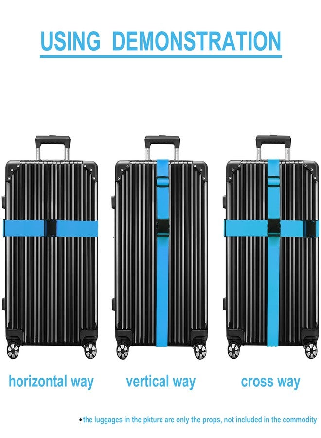 Chelmon Luggage Straps for Suitcases TSA Approved Travel Belt by Chelmon, Sky Blue, 8 - Image 5