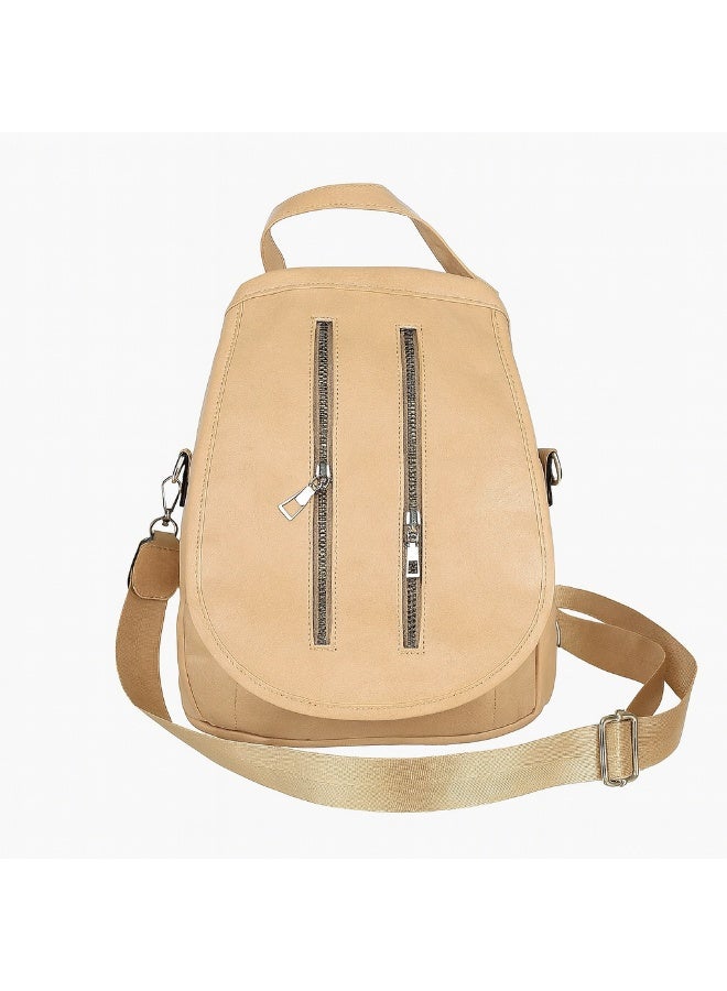 Women’s Leather Backpack for Daily Use – Spacious Multi-Pocket Design - Image 1