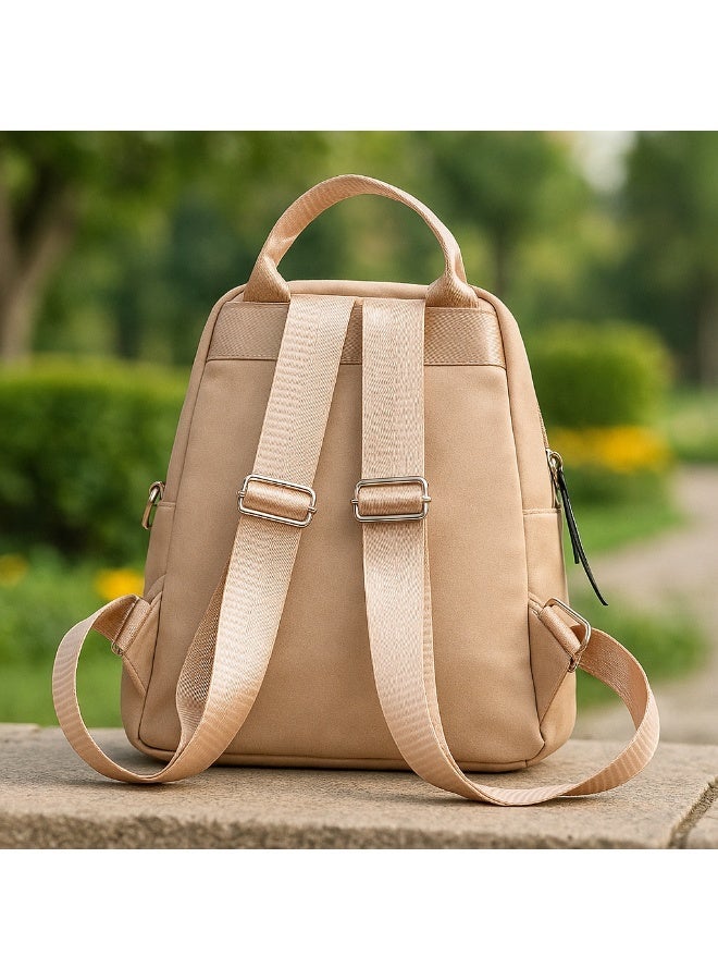 Women’s Leather Backpack for Daily Use – Spacious Multi-Pocket Design - Image 3