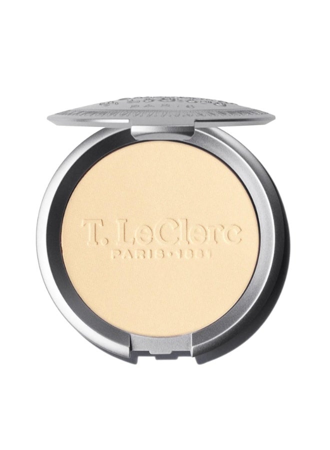 T. LeClerc T Leclerc Compact Pressed Powder SuperBlendable Face Makeup Longwear Portable Matte Finish for Radiant Natural Medium to Full Coverage Airbrushing Mineral Based For Pores Imperfections Banane - Image 3