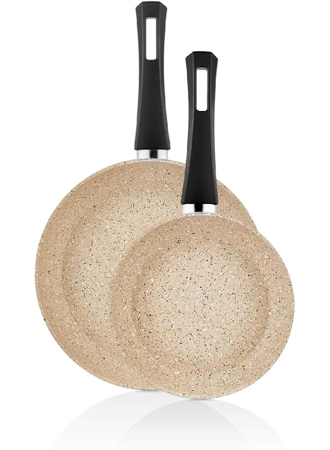 بارفيت طقم مقالي جرانيت من قطعتين لون بني 2FP/Br - Image 3