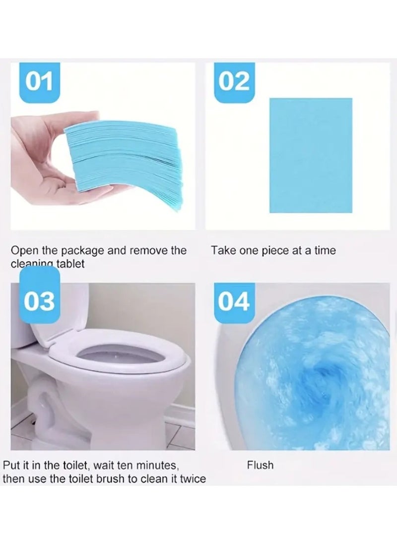 QUALITY - 30 Pieces Toilet Cleaner Sheet Toilet Cleaning Deodorant Yellow Dirt Cleaning Products - Image 1
