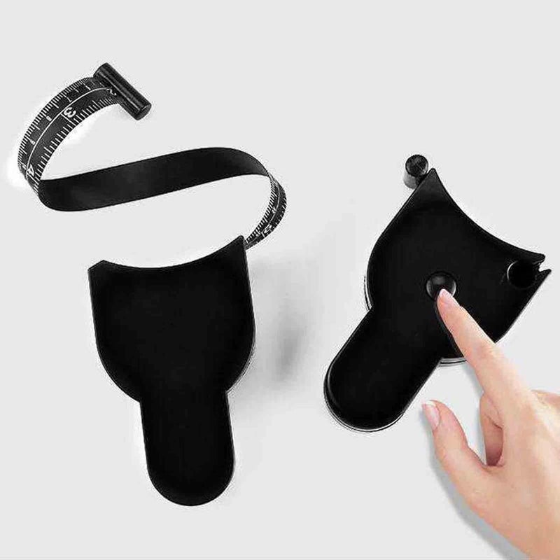 klarako Automatic Telescopic Tape Measure, SelfTightening Body Measuring Ruler, Lock Pin and Push Button Retract, Portable Measurement Ruler for Measuring Waist/ Arms/ Chest/ Thigh (1PC) - Image 4