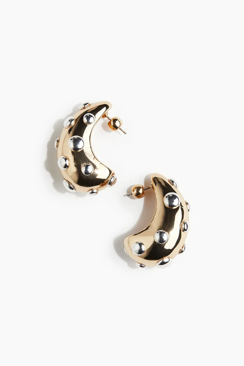 H&M Studded dome earrings