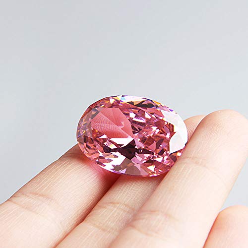 Wixine 1Pcs Huge Unheated Pink Sapphire Oval Cut AAAA Loose Gemstone 18X25mm - Image 2