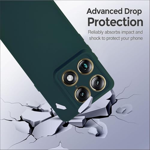 SBMS Silicone Back Cover Case for Motorola Signature | Soft Micro-Fibre Lining Inside | Camera Protection Bump | Shockproof Back Cover Case for Moto Signature (Candy Cloth_Green) - Image 3