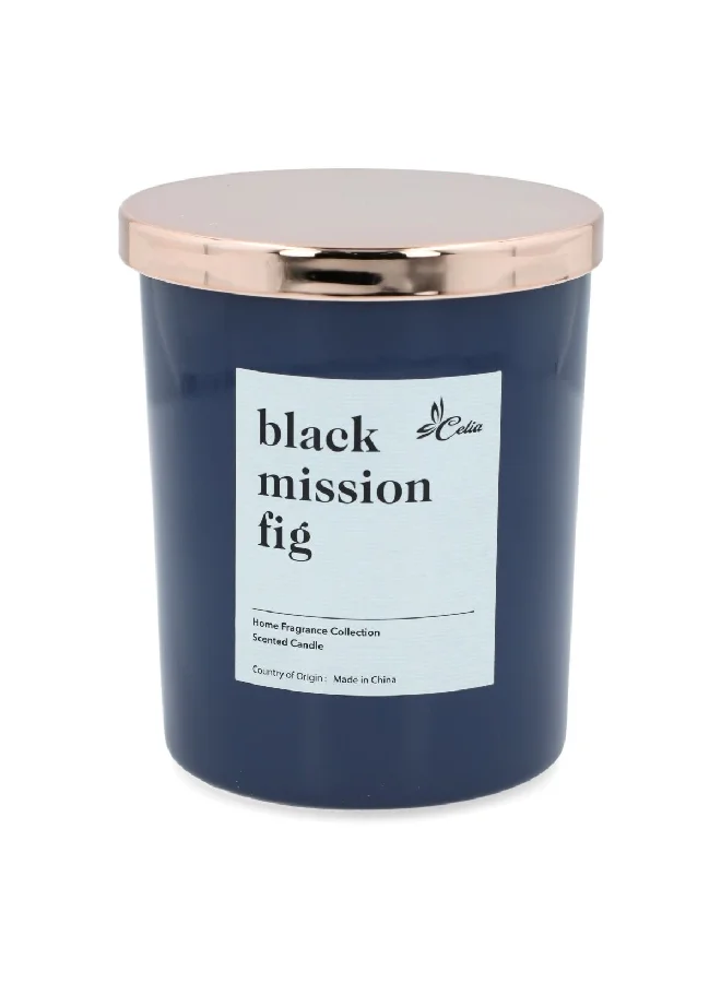 Celia Home Fragrance Collection Black Mission Fig Glass Jar Candle 14 oz