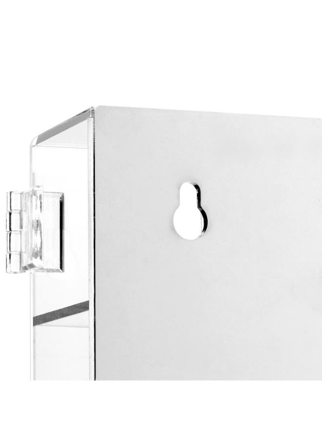 Ikee Design Acrylic Display Case with Mirrored Back, Clear Wall Mounted or Desktop 12 Compartments Display Cabinet Shelves Stand for Collectibles, Small Pop Figures,or Jewelry, 10.7 W x 2 D x 10 H in - Image 5