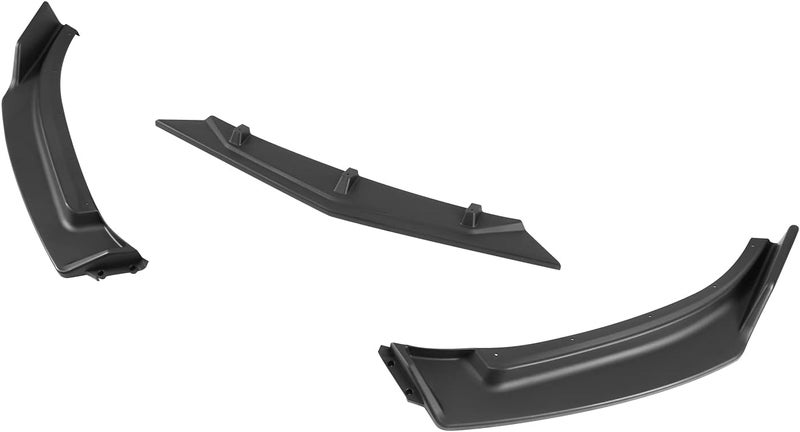 SPEC-D TUNING Matte Black Front Bumper Lip Spoiler Splitter Body Kit 3PC Compatible with 2014-2018 Mazda 3 - Image 4