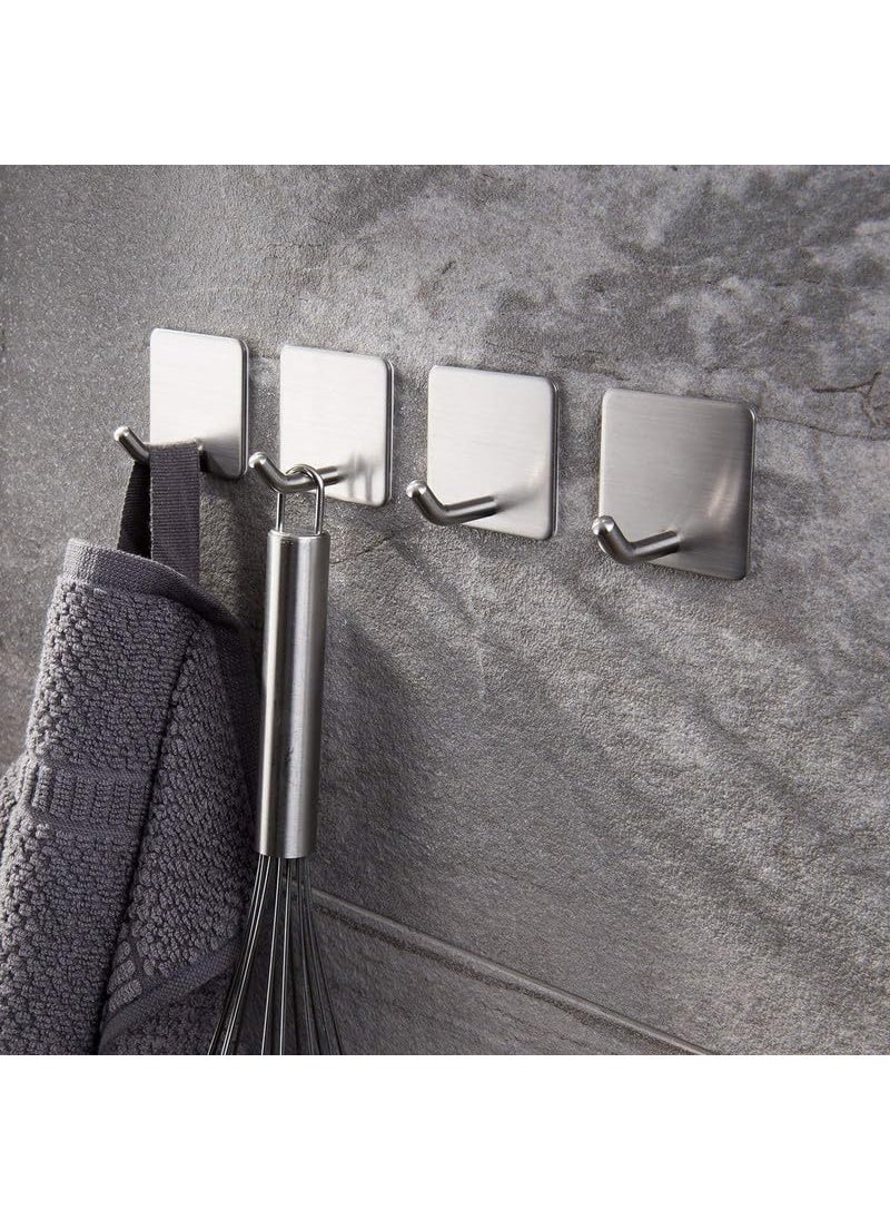 PARVY PARVY Flat Hook Iron Coat Hooks Black Wall Hooks for Hanging Heavy Duty Hooks for Hanging Large Hooks for Hanging Metal Wall Hooks 10PCS  - Image 4