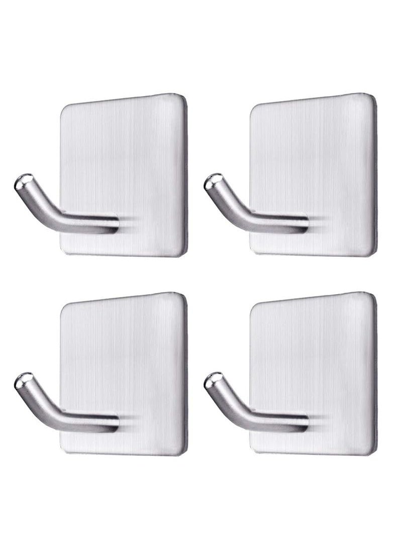 PARVY PARVY Flat Hook Iron Coat Hooks Black Wall Hooks for Hanging Heavy Duty Hooks for Hanging Large Hooks for Hanging Metal Wall Hooks 10PCS  - Image 1