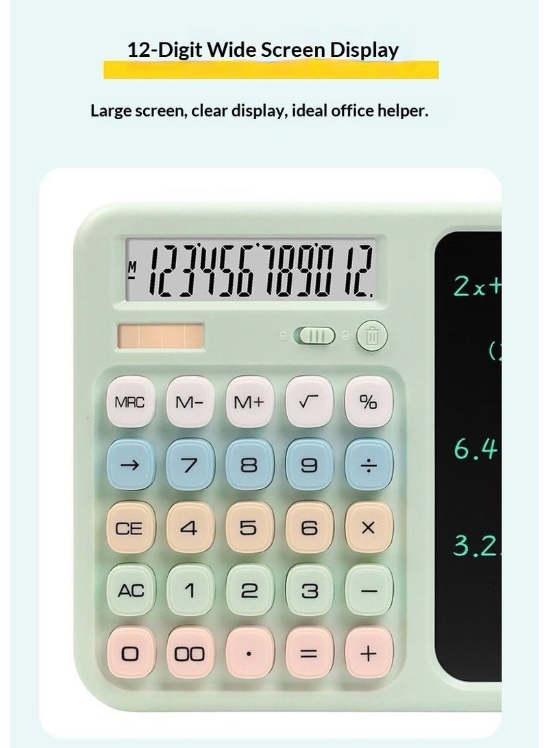 Multi-Functional Handwriting Calculator For Children, Students, Learning, Finance, Office, And Business - White - Image 3