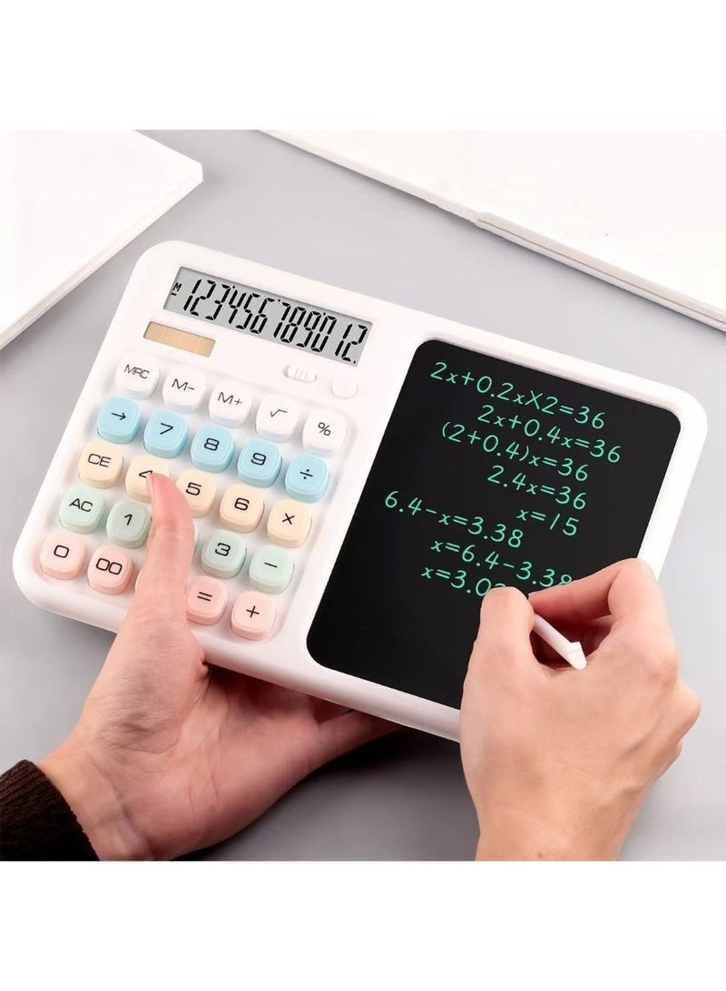 Multi-Functional Handwriting Calculator For Children, Students, Learning, Finance, Office, And Business - White - Image 1