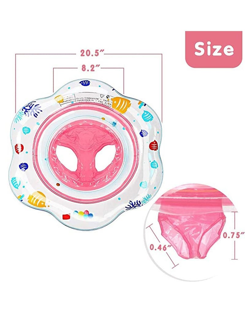 Y&D Baby Swimming Ring Float, Inflatable Swim with Seat Soft PVC for Infant/Toddler 6-36 Months, Leak-Proof Pool Kids Paddling  - Image 2