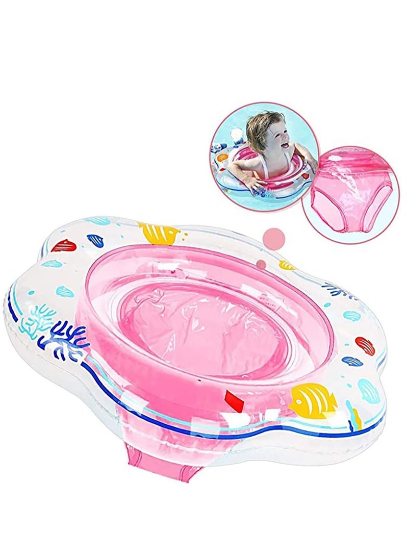 Y&D Baby Swimming Ring Float, Inflatable Swim with Seat Soft PVC for Infant/Toddler 6-36 Months, Leak-Proof Pool Kids Paddling  - Image 1