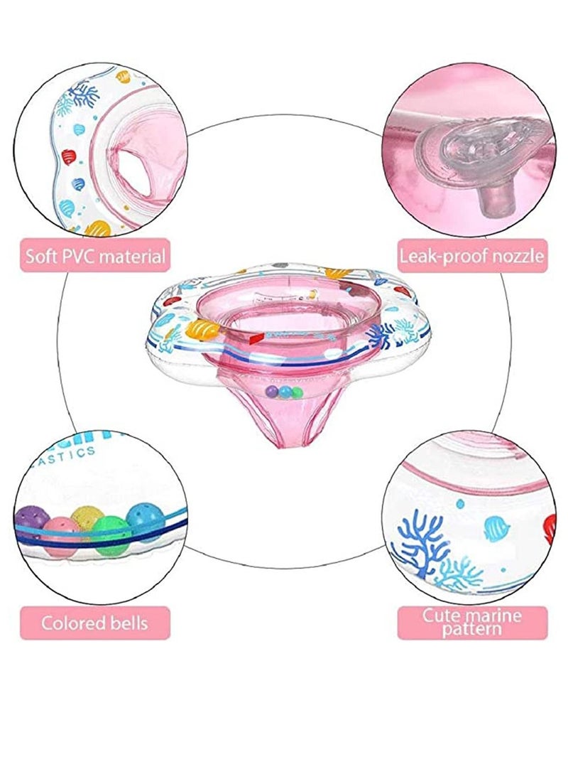 Y&D Baby Swimming Ring Float, Inflatable Swim with Seat Soft PVC for Infant/Toddler 6-36 Months, Leak-Proof Pool Kids Paddling  - Image 3