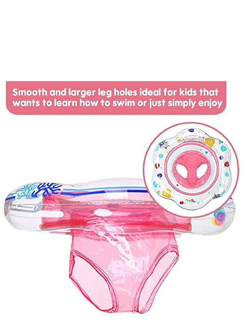 Y&D Baby Swimming Ring Float, Inflatable Swim with Seat Soft PVC for Infant/Toddler 6-36 Months, Leak-Proof Pool Kids Paddling  - Image 4