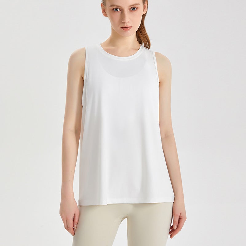 Womens Sleeveless Moisture-Wicking Athletic Tank DX-150 cloud latent white 