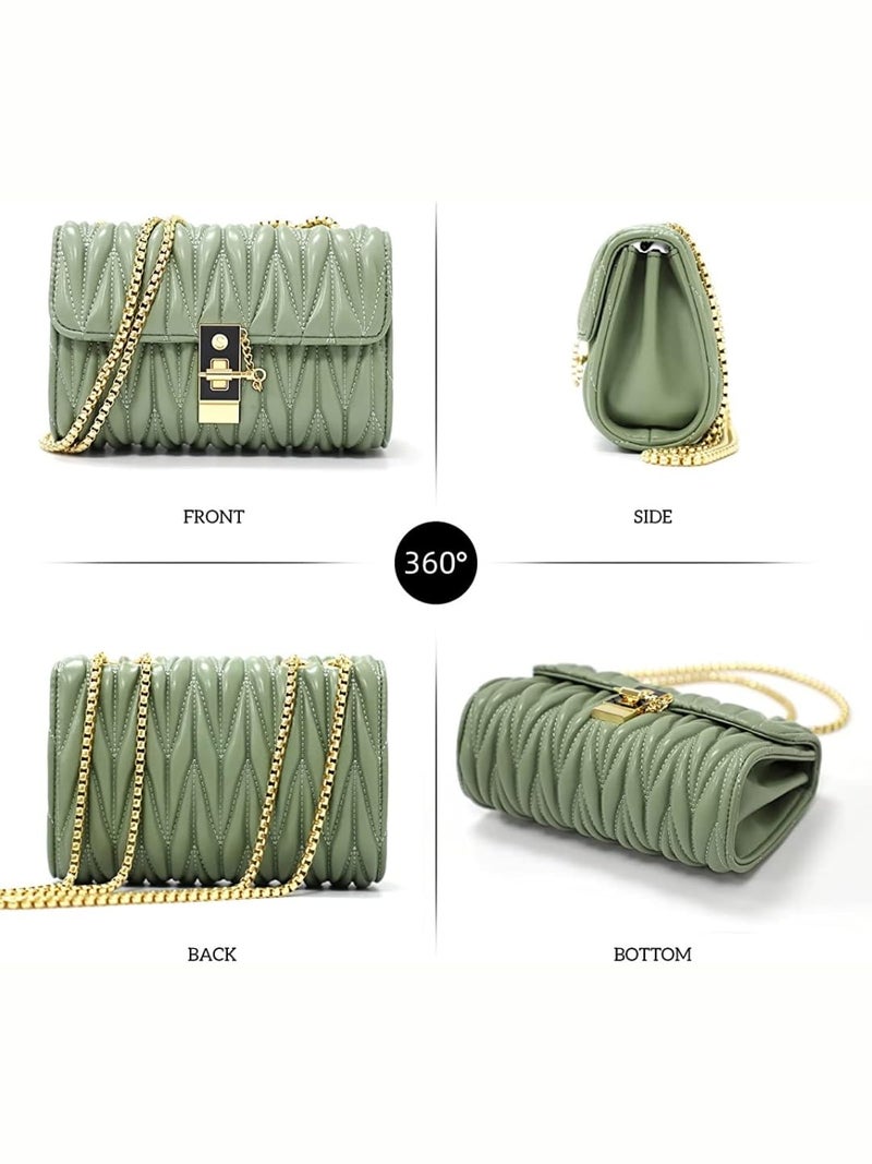 Like Style PU Women's Sling Bag With Quilted Detail - Image 2