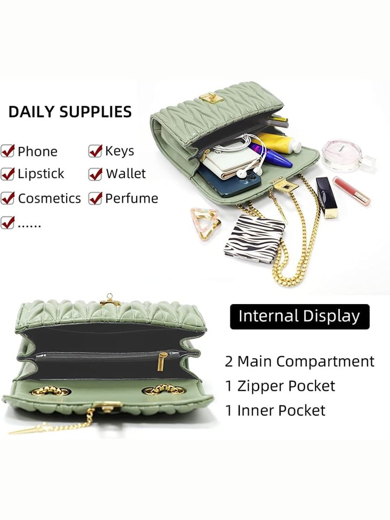 Like Style PU Women's Sling Bag With Quilted Detail - Image 5