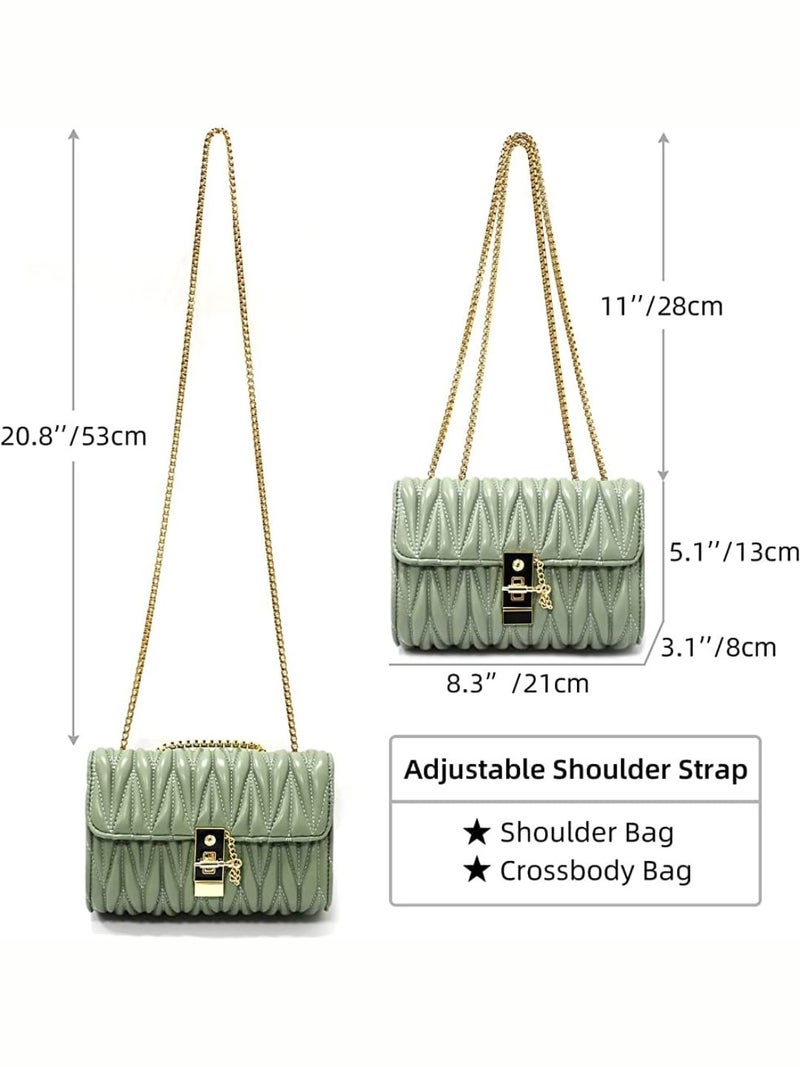Like Style PU Women's Sling Bag With Quilted Detail - Image 4