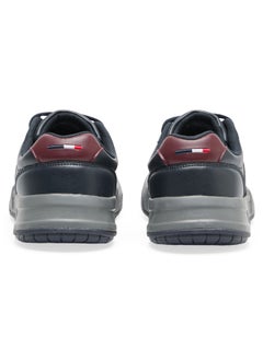 U.S. Polo Assn. Men's Navy Low-Top Sneakers - Rugged Design with Grey and Red Accents, Durable and Comfortable Casual Footwear  - Image 4