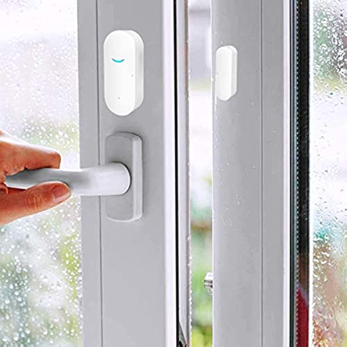 SENCKIT WiFi Door and Window Sensors,Tuya Smart Alarm with Free Notification APP Control Home Security Alarm System, No Hub Required,Compatible with Alexa, Google Home (1-Pack) - Image 2