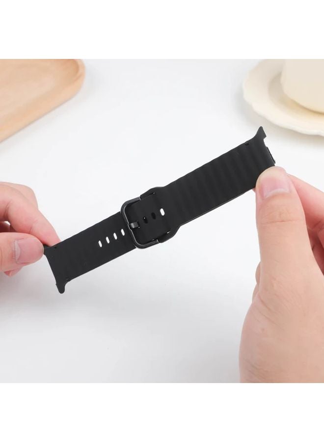 Arm Green 2 في 1 سوار رياضي من السيليكون وغطاء من البولي كربونات لساعة Galaxy Watch 8 مقاس 44 ملم - Image 4