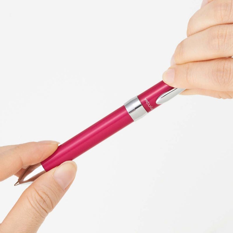 Pentel Multi Function Pen Vicuna Ex, Fine Ballpoint Pen and 0.5mm Mechanical Pencil, Pink (BXW1375P) - Image 3