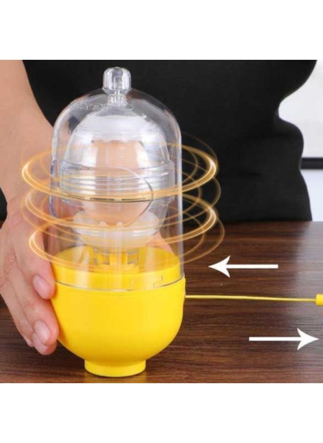 Generic - Egg Puller Manual Egg Shaker Making Yolk Egg Shaker Household Egg White Yolk Mixer Egg Whisker-Specifications:Egg Pullover 2 Pack-Size:No Specifications - Image 1